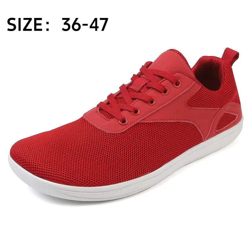 Men/Women Walking Shoes Wide Toe Barefoot Shoes Minimalist Zero Drop Shoes Breathable Fashion Sneakers