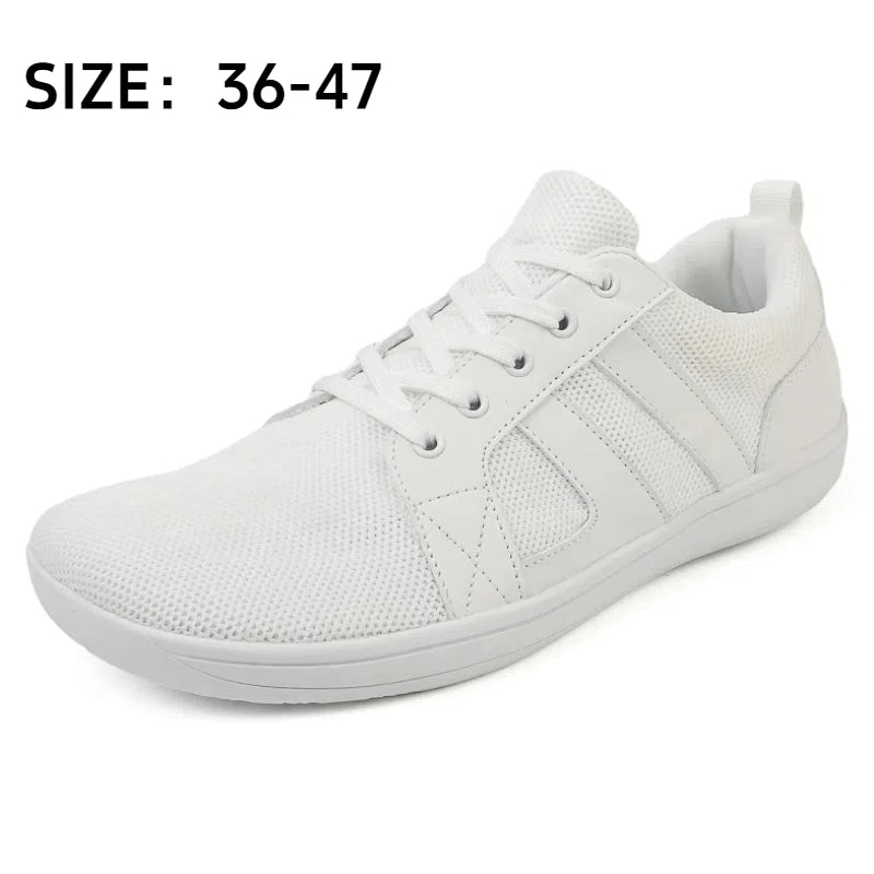 Men/Women Walking Shoes Wide Toe Barefoot Shoes Minimalist Zero Drop Shoes Breathable Fashion Sneakers