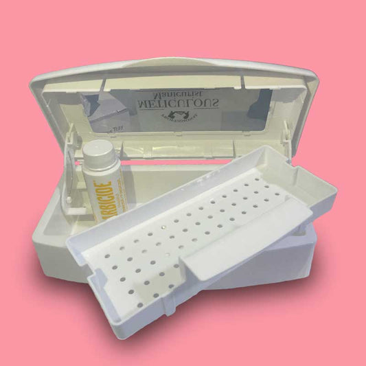 Disinfection Implement Bath Tray with Barbicide 2oz